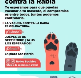 💉🐶 Hoy conmemoramos el Día Mundial contra la Rabia